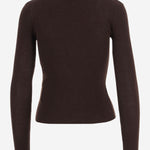 Maglia in lana e seta KNFS22851 200 THE FRANKIE SHOP 