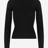 Maglia in lana e seta KNFS22852 100 THE FRANKIE SHOP 