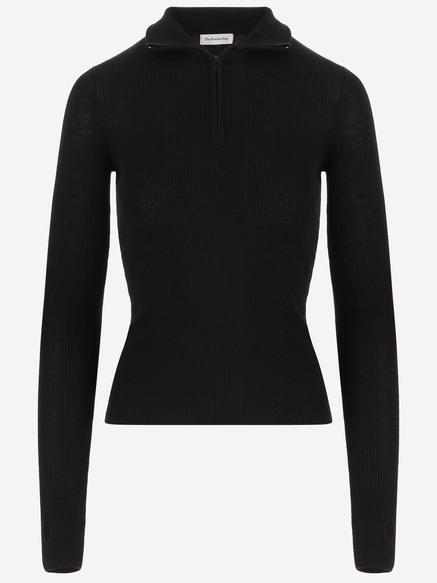 Maglia in lana e seta KNFS22852 100 THE FRANKIE SHOP 