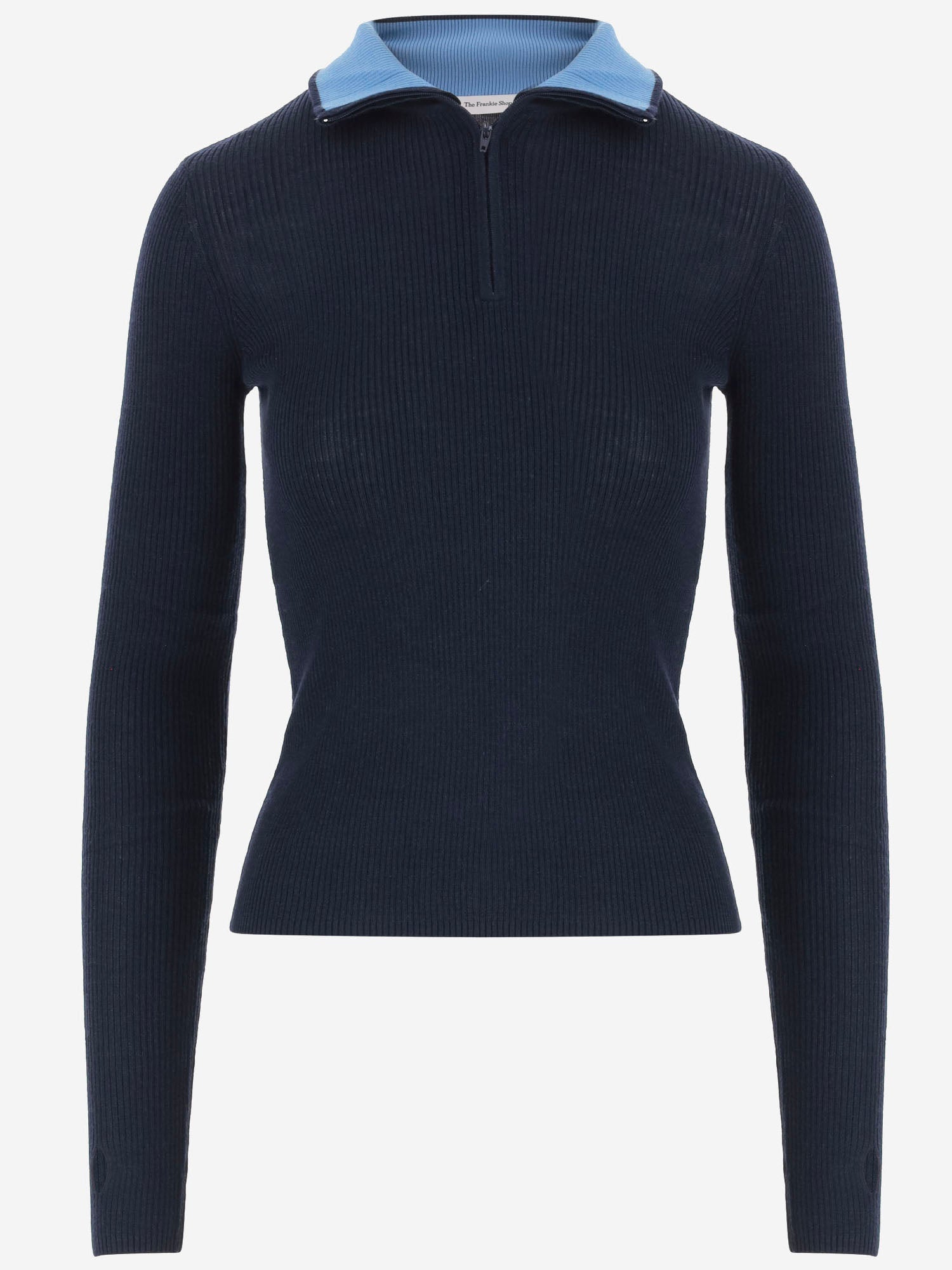 Maglia in lana e seta KNFS22853 312 THE FRANKIE SHOP 