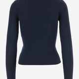 Maglia in lana e seta KNFS22853 312 THE FRANKIE SHOP 