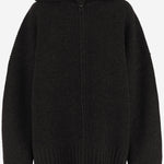 CARDIGAN OVERSIZED IN LANA KNFS22859 100 THE FRANKIE SHOP 