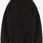 CARDIGAN OVERSIZED IN LANA KNFS22859 100 THE FRANKIE SHOP 