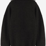 CARDIGAN OVERSIZED IN LANA KNFS22859 100 THE FRANKIE SHOP 