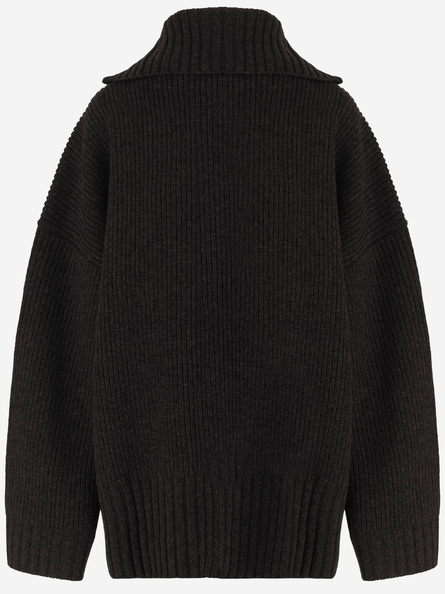 CARDIGAN OVERSIZED IN LANA KNFS22859 100 THE FRANKIE SHOP 