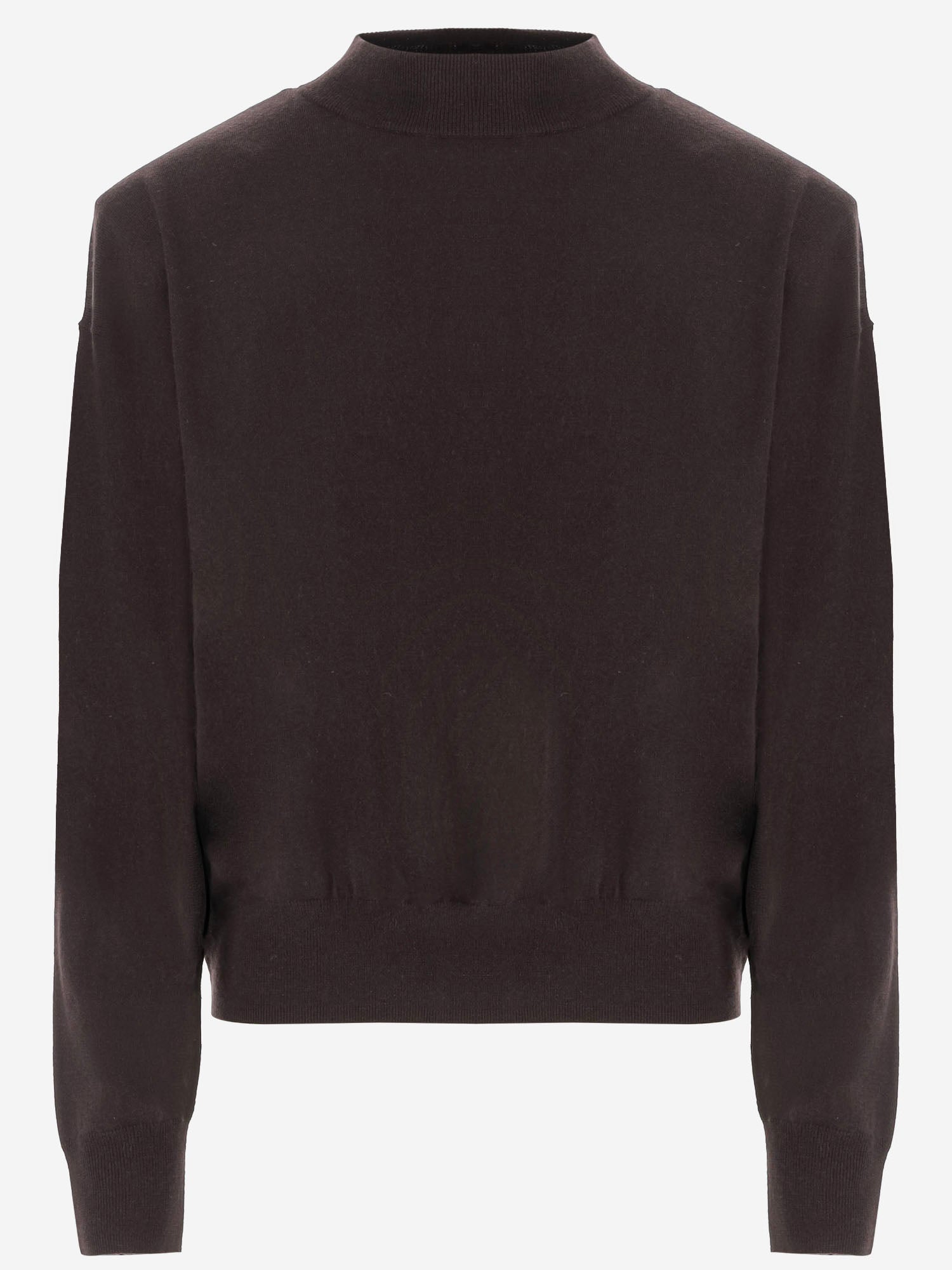 MAGLIONE IN LANA E CASHMERE KNFS22908 200 THE FRANKIE SHOP 
