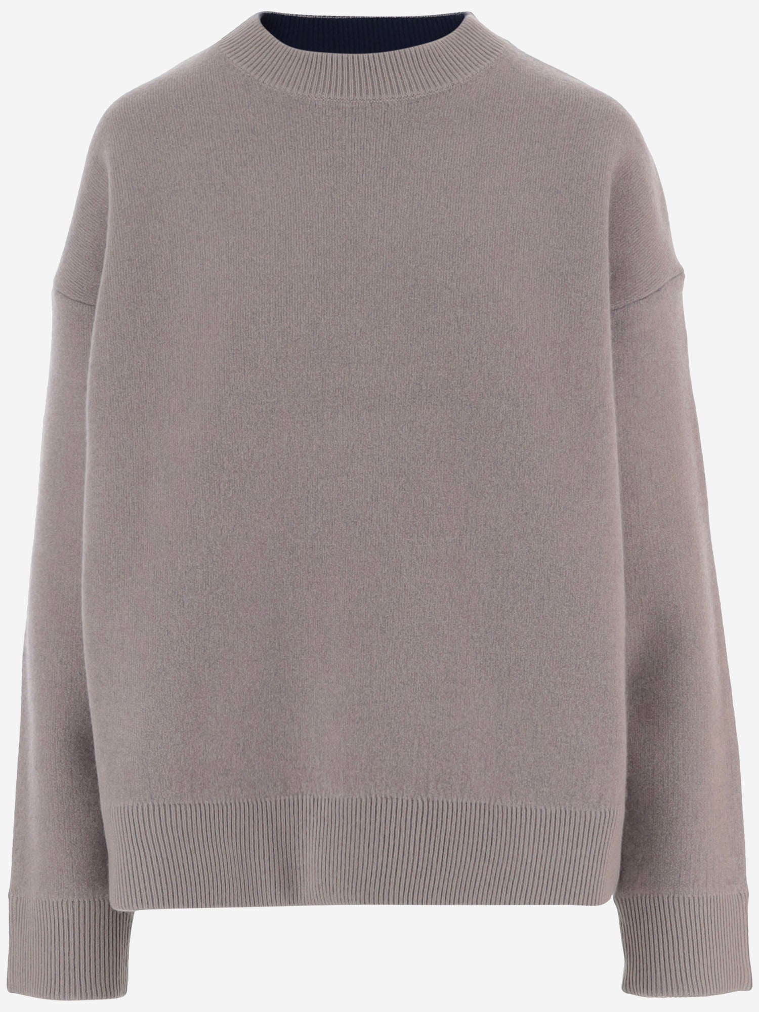 MAGLIONE IN LANA A GIROCOLLO KNFS23045 219 THE FRANKIE SHOP 