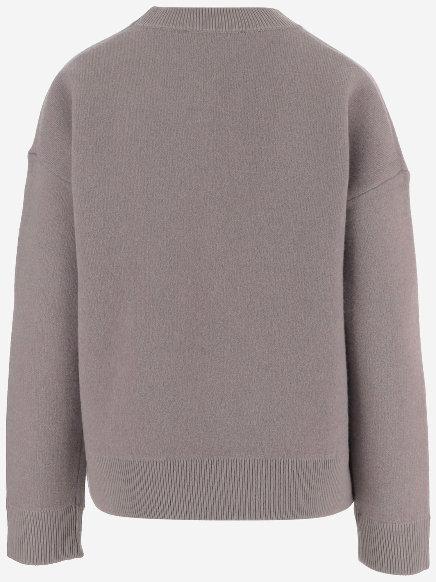 MAGLIONE IN LANA A GIROCOLLO KNFS23045 219 THE FRANKIE SHOP 