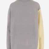 MAGLIONE IN LANA CON COLLO ALTO KNFS23088 104 THE FRANKIE SHOP 