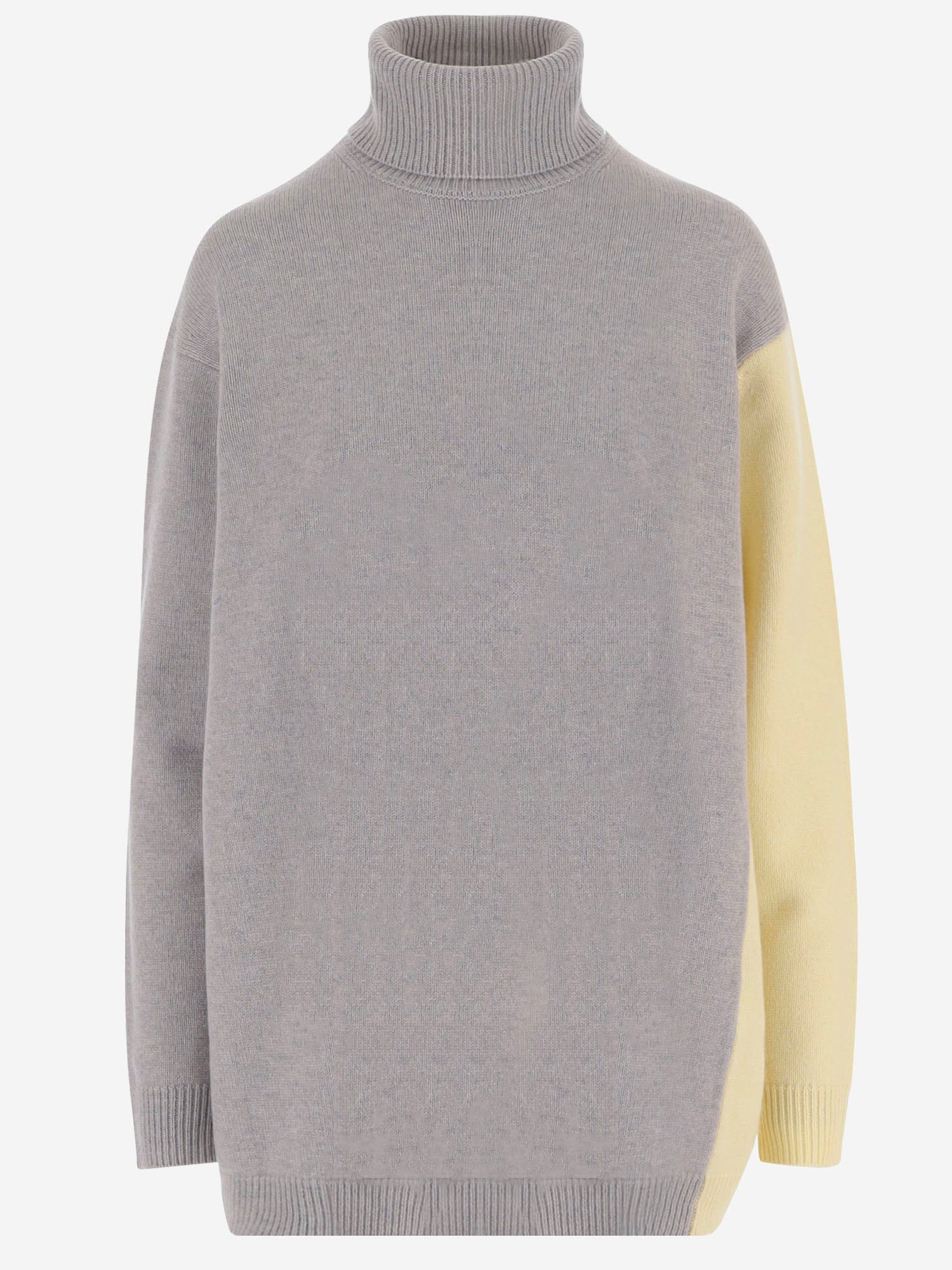 MAGLIONE IN LANA CON COLLO ALTO KNFS23088 104 THE FRANKIE SHOP 