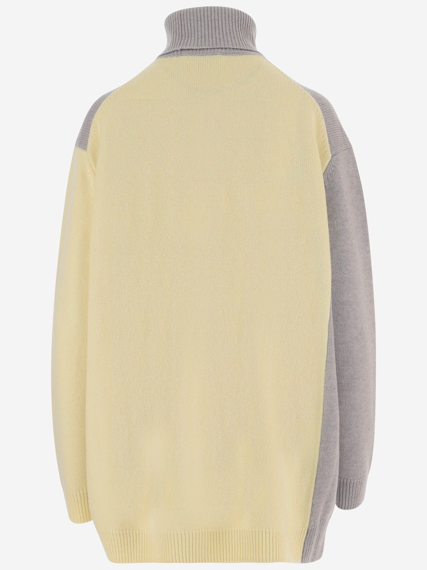 MAGLIONE IN LANA CON COLLO ALTO KNFS23088 104 THE FRANKIE SHOP 