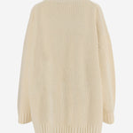 ABITO IN LANA A COSTE CON COLLO ALTO MNFS23024 505 THE FRANKIE SHOP 