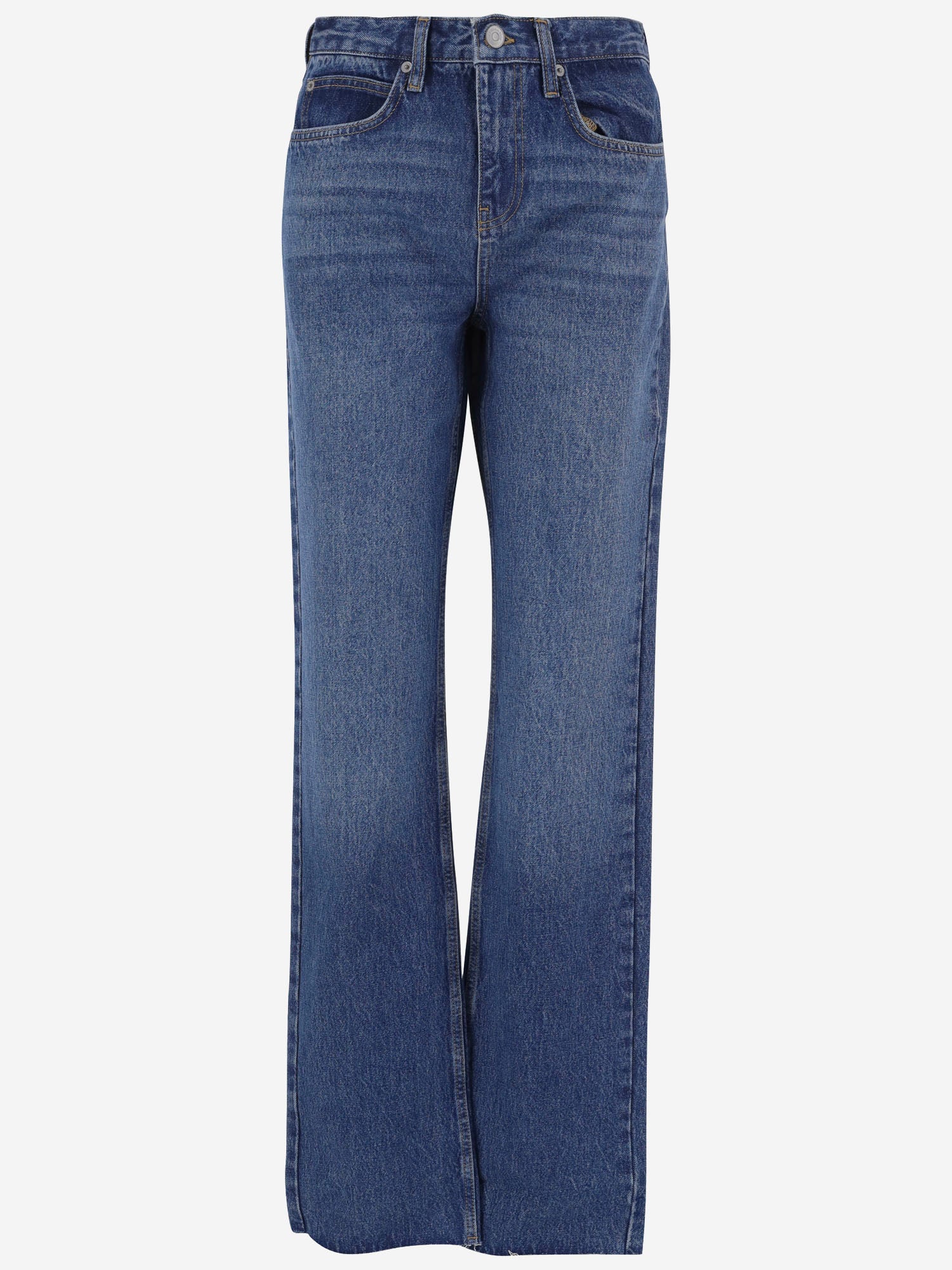 JEANS IN DENIM DI COTONE PAFS22761 336 THE FRANKIE SHOP 