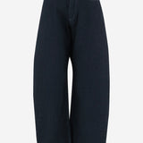 JEANS IN COTONE A GAMBA AMPIA PAFS23078 331 THE FRANKIE SHOP 