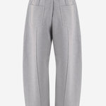 PANTALONI TUTA IN COTONE A GAMBA AMPIA SPFS23099 103 THE FRANKIE SHOP 