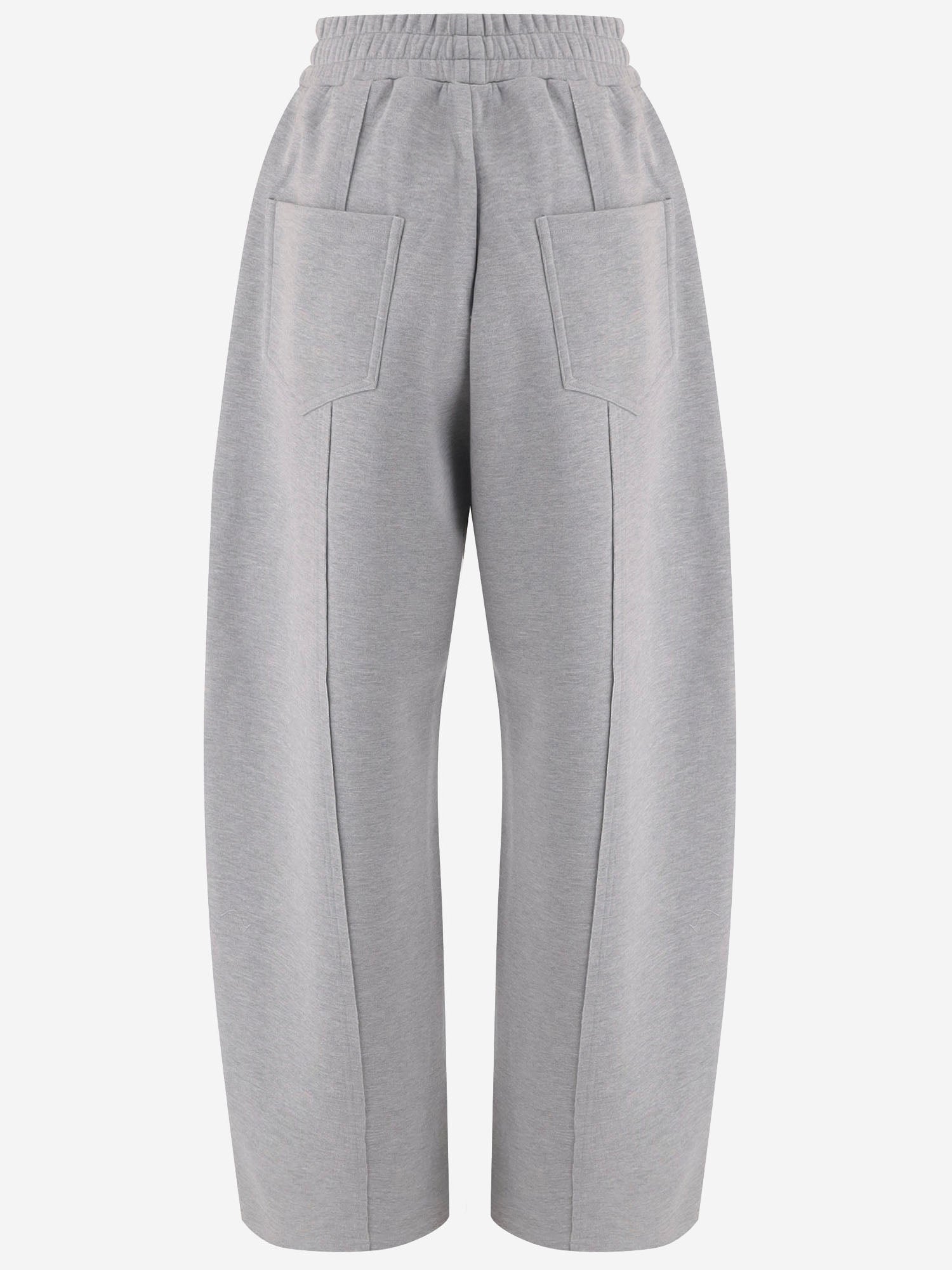 PANTALONI TUTA IN COTONE A GAMBA AMPIA SPFS23099 103 THE FRANKIE SHOP 
