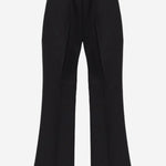 PANTALONI SVASATI IN MISTO LANA TTFS22773 100 THE FRANKIE SHOP 