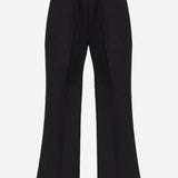 PANTALONI SVASATI IN MISTO LANA TTFS22773 100 THE FRANKIE SHOP 