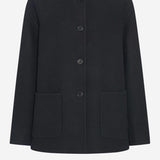 GIACCA QUINTUS IN MISTO LANA E CASHMERE 10508W1439 BLK THE ROW 