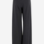 PANTALONI GALA IN CADY 1766W1968 BLK THE ROW 