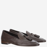 MOCASSINI CADEN IN PELLE MARTELLATA F001039L894 DEO THE ROW 