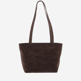Borsa Parker in suede H001385L700 DBAS THE ROW 