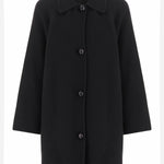 CAPPOTTO IN MISTO LANA E CASHMERE R000050W1439 BLK THE ROW 