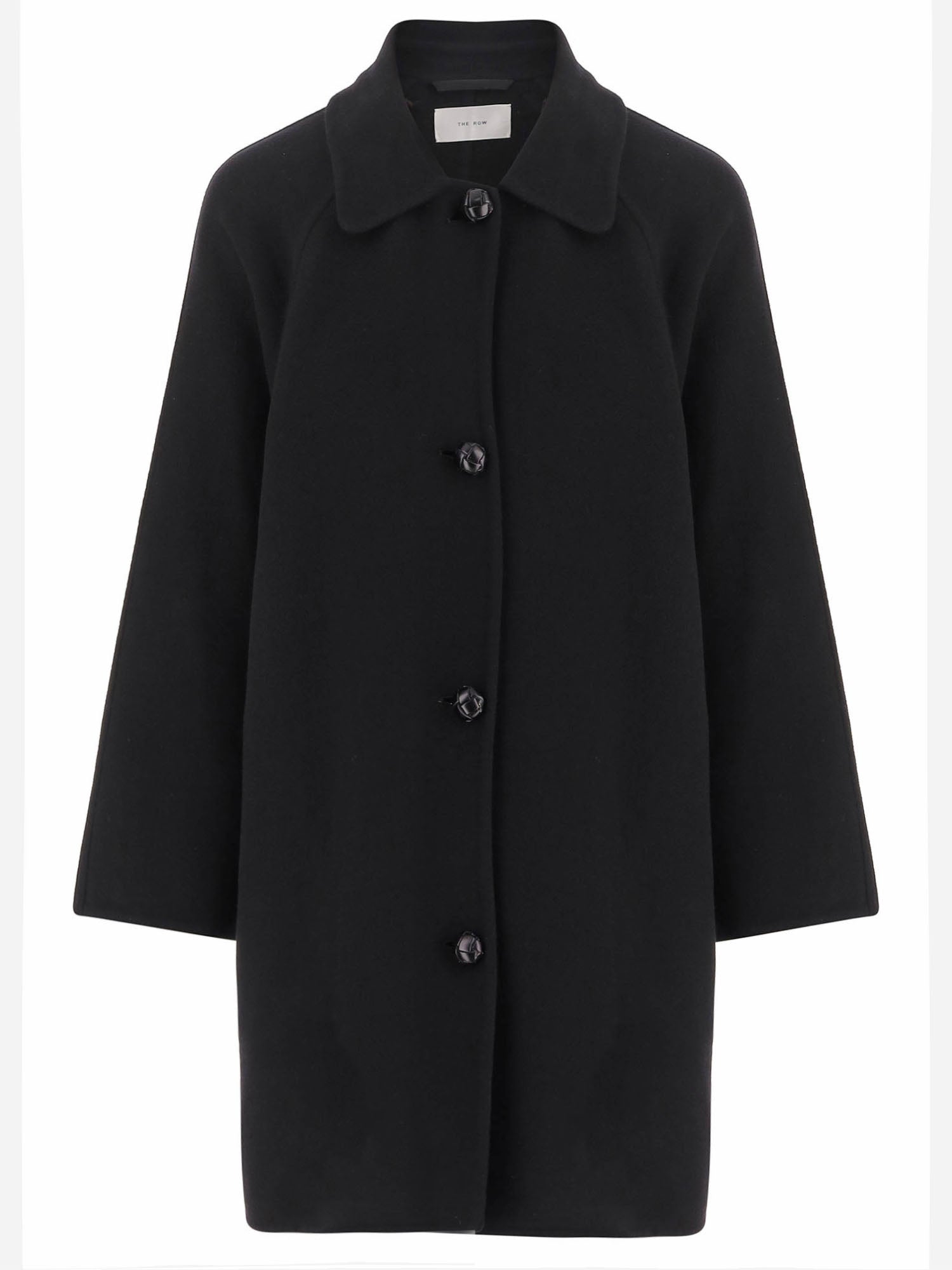 CAPPOTTO IN MISTO LANA E CASHMERE R000050W1439 BLK THE ROW 