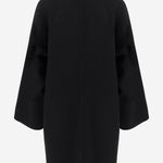 CAPPOTTO IN MISTO LANA E CASHMERE R000050W1439 BLK THE ROW 