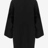 CAPPOTTO IN MISTO LANA E CASHMERE R000050W1439 BLK THE ROW 