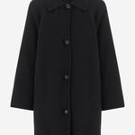 CAPPOTTO IN MISTO LANA E CASHMERE R000050W1439 BLK THE ROW 