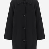 CAPPOTTO IN MISTO LANA E CASHMERE R000050W1439 BLK THE ROW 