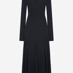 ABITO DINA IN VISCOSA R000140K791 BLK THE ROW 