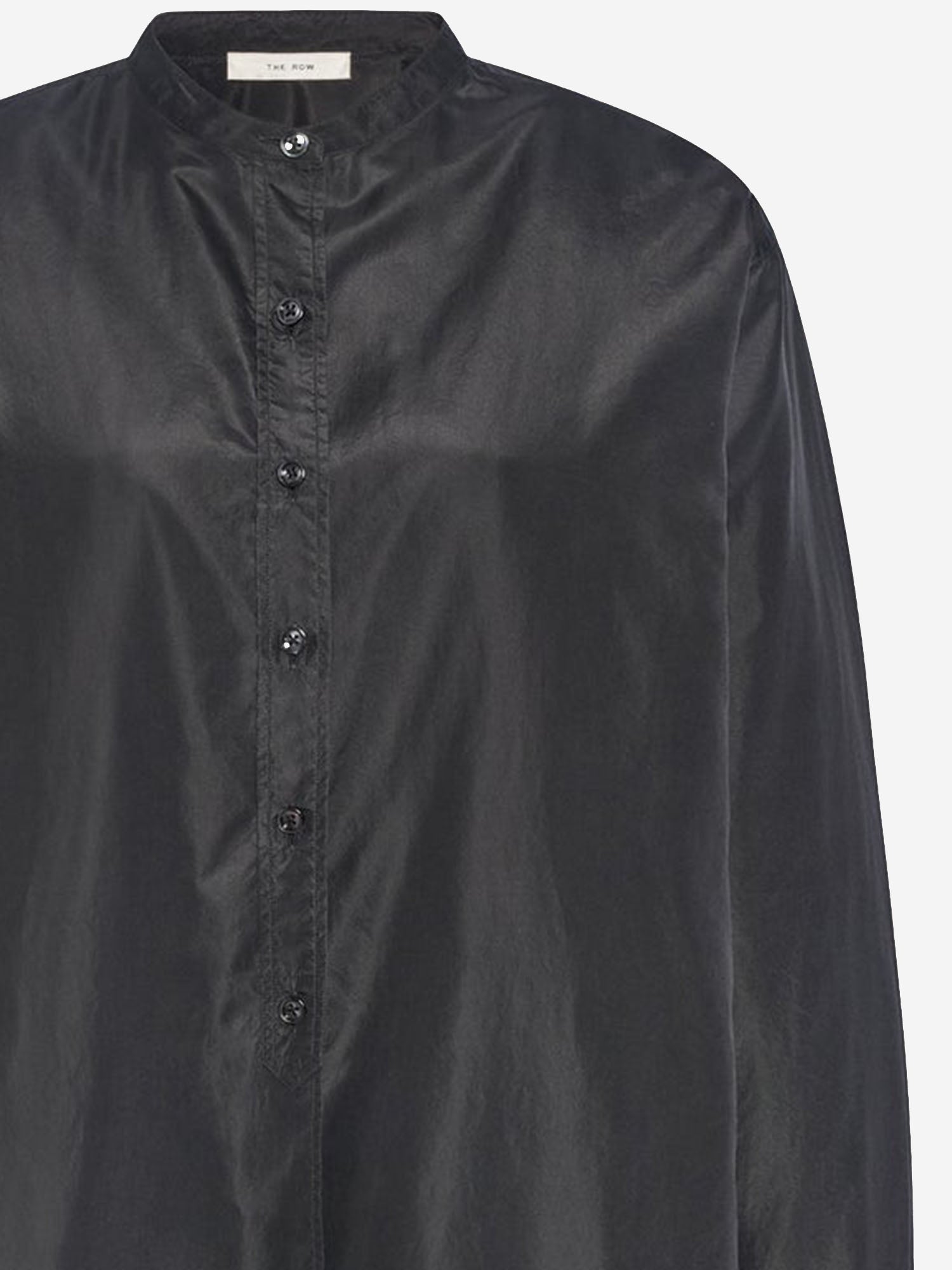 CAMICIA LULA IN SETA R000560W4640 BLK THE ROW 