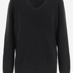 MAGLIA PHEF IN CASHMERE E COTONE R000612Y1041 BLK THE ROW 