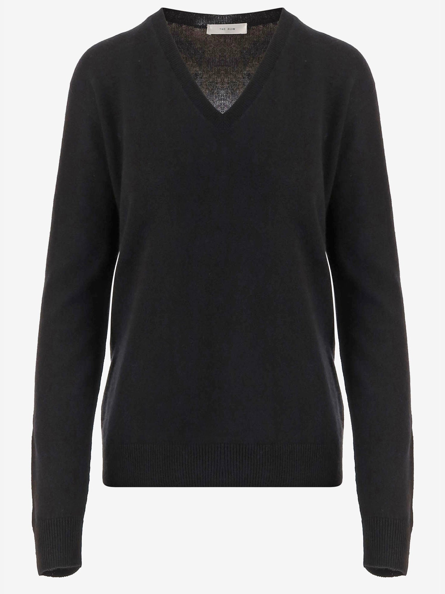 MAGLIA PHORA IN CASHMERE R000627Y166 BLK THE ROW 