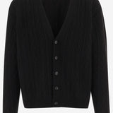CARDIGAN IN CASHMERE R000696Y120 BLK THE ROW 