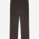 PANTALONI TUXO IN VELLUTO A COSTE R001192W4694 DBR THE ROW 
