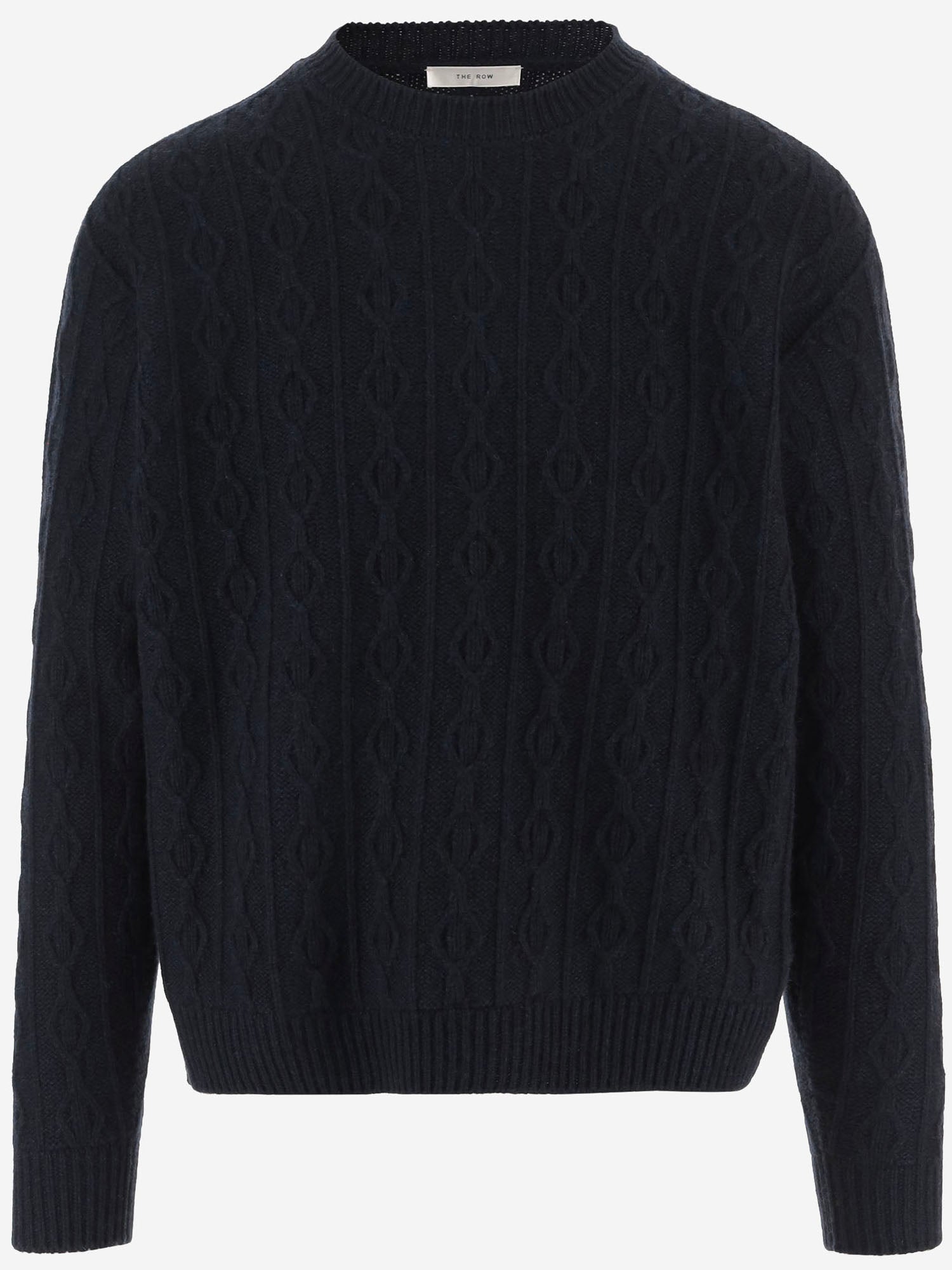 MAGLIONE IN CASHMERE CON MOTIVO A TRECCE R001259Y120 DNM THE ROW 