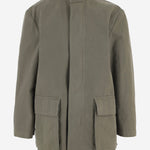 CAPPOTTO SANTI IN TELA DI COTONE R001546W5050 OLV THE ROW 
