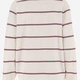 POLO IN MISTO VISCOSA CON MOTIVO A RIGHE 21109 991 THE.GARMENT 