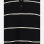 POLO IN MISTO VISCOSA CON MOTIVO A RIGHE 21109 999 THE.GARMENT 