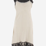 ABITO DARLING IN SETA CON STRATO SLIP E PIZZO 22487 003 THE.GARMENT 