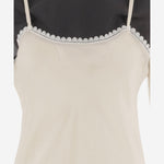 ABITO DARLING IN SETA CON STRATO SLIP E PIZZO 22487 003 THE.GARMENT 