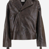 GIUBBOTTO IN PELLE CON FRANGE 22822 961 THE.GARMENT 