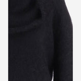 MAGLIA IN MISTO MOHAIR STRETCH CON COLLO DRAPPEGGIATO 22846 050 THE.GARMENT 