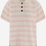 T-SHIRT IN LANA E CASHMERE CON MOTIVO A RIGHE 22848 951 THE.GARMENT 