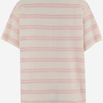 T-SHIRT IN LANA E CASHMERE CON MOTIVO A RIGHE 22848 951 THE.GARMENT 