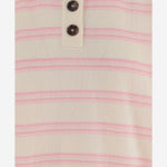 T-SHIRT IN LANA E CASHMERE CON MOTIVO A RIGHE 22848 951 THE.GARMENT 