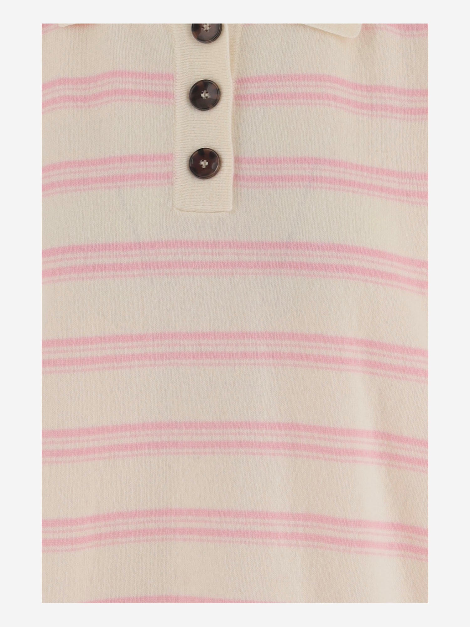 T-SHIRT IN LANA E CASHMERE CON MOTIVO A RIGHE 22848 951 THE.GARMENT 